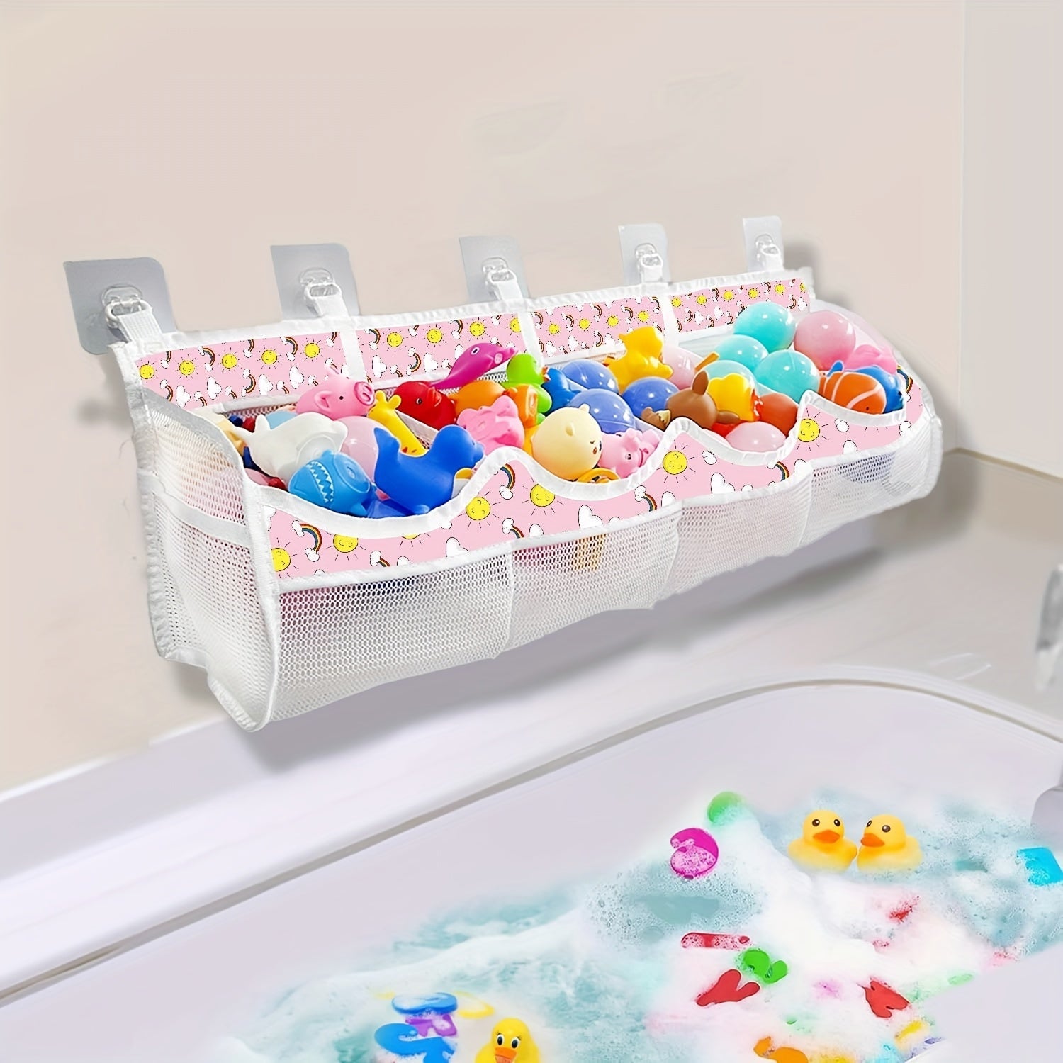 Mesh Bath Toy Organizer - Perfect for Tidiness