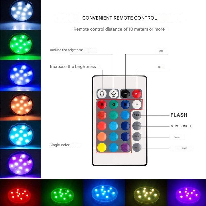 Underwater LED Lamp – Colourful and Fully Waterproof