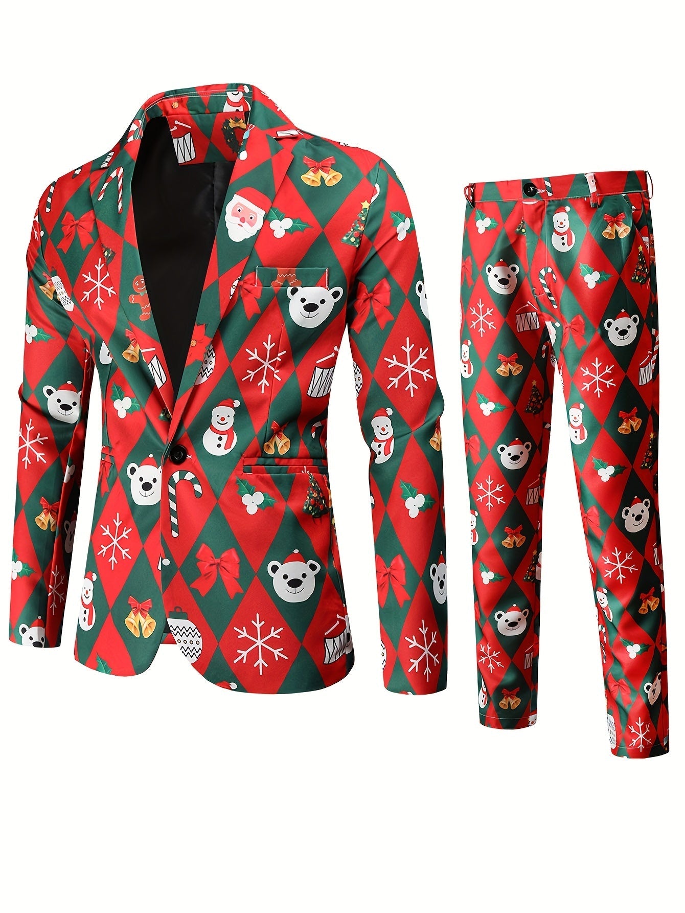 Teddy's Festive Suit – Joyful and Playful