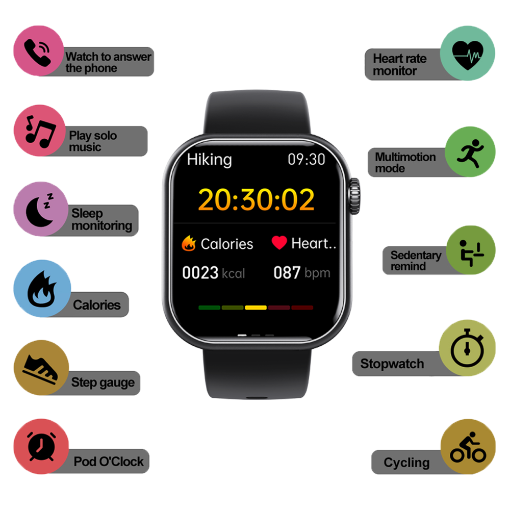 Smart Health Pro Smartwatch – Complete Health and Fitness Watch