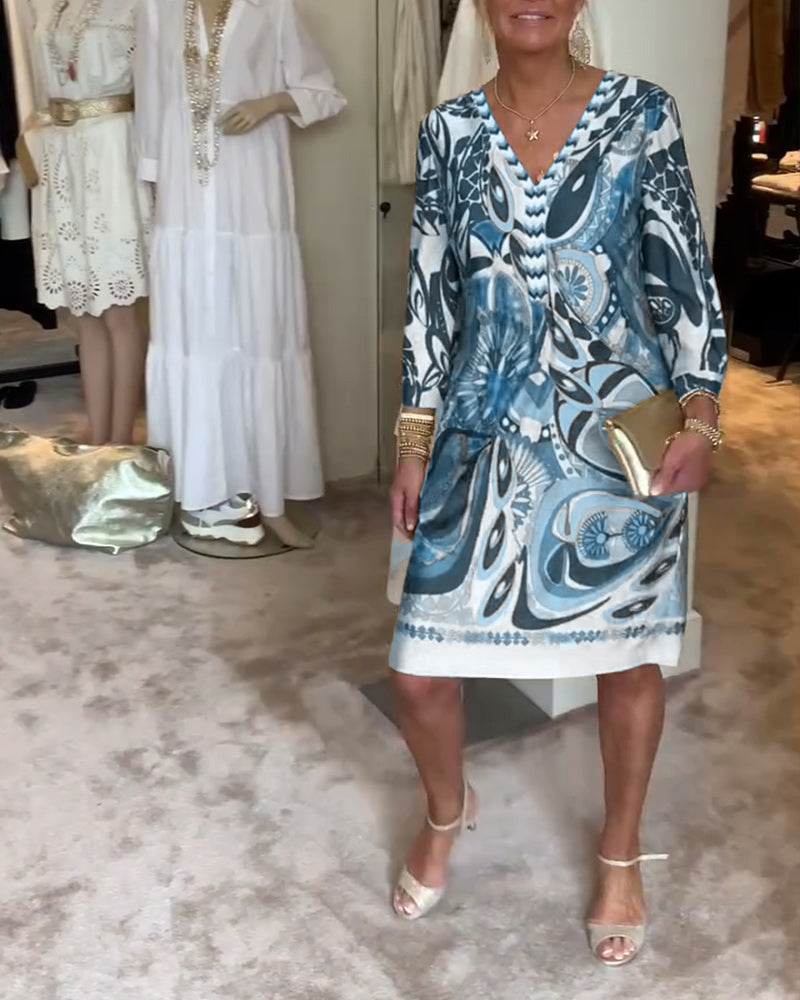 Vintage Vibe Dress - Elegant and Comfortable for Any Occasion