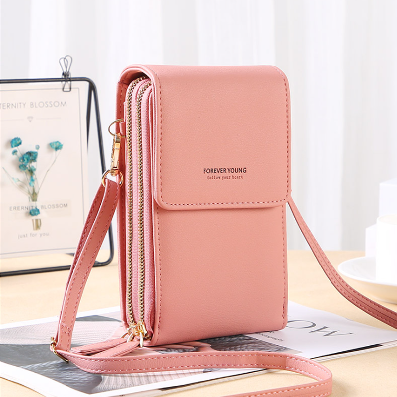 Touchscreen Phone Bag with Wallet Function – Compact Crossbody for Daily Use