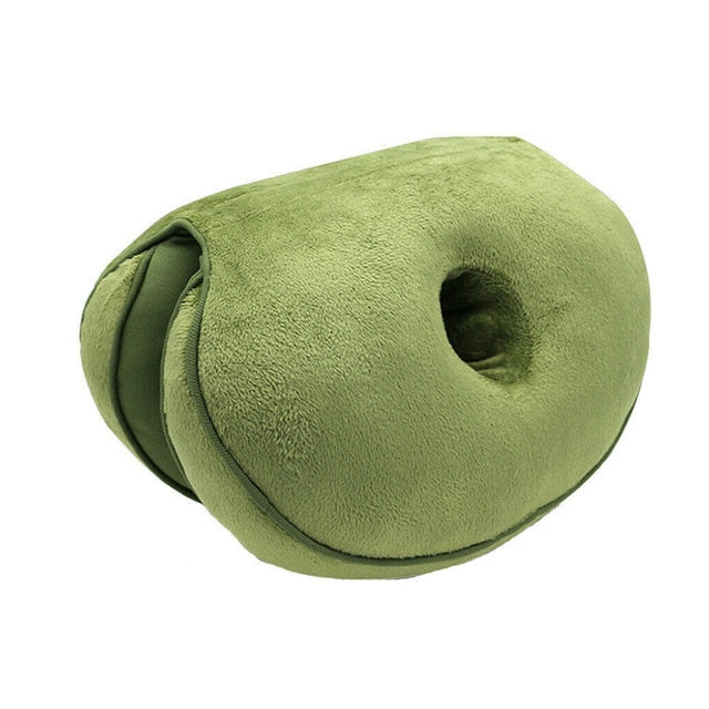 DualComfort Seat Cushion – Ergonomic Support for Back and Hips