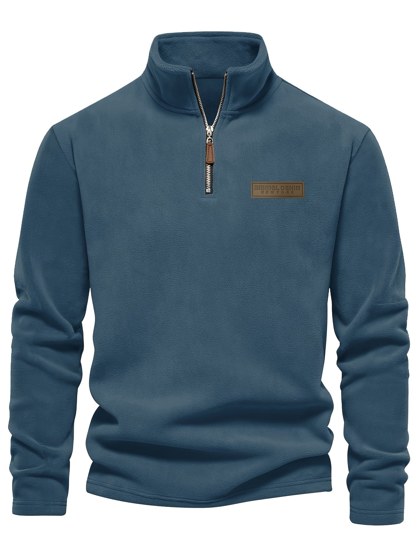 Fleece Lined Half-Zip Pullover - Comfortable and Warm for Cold Days