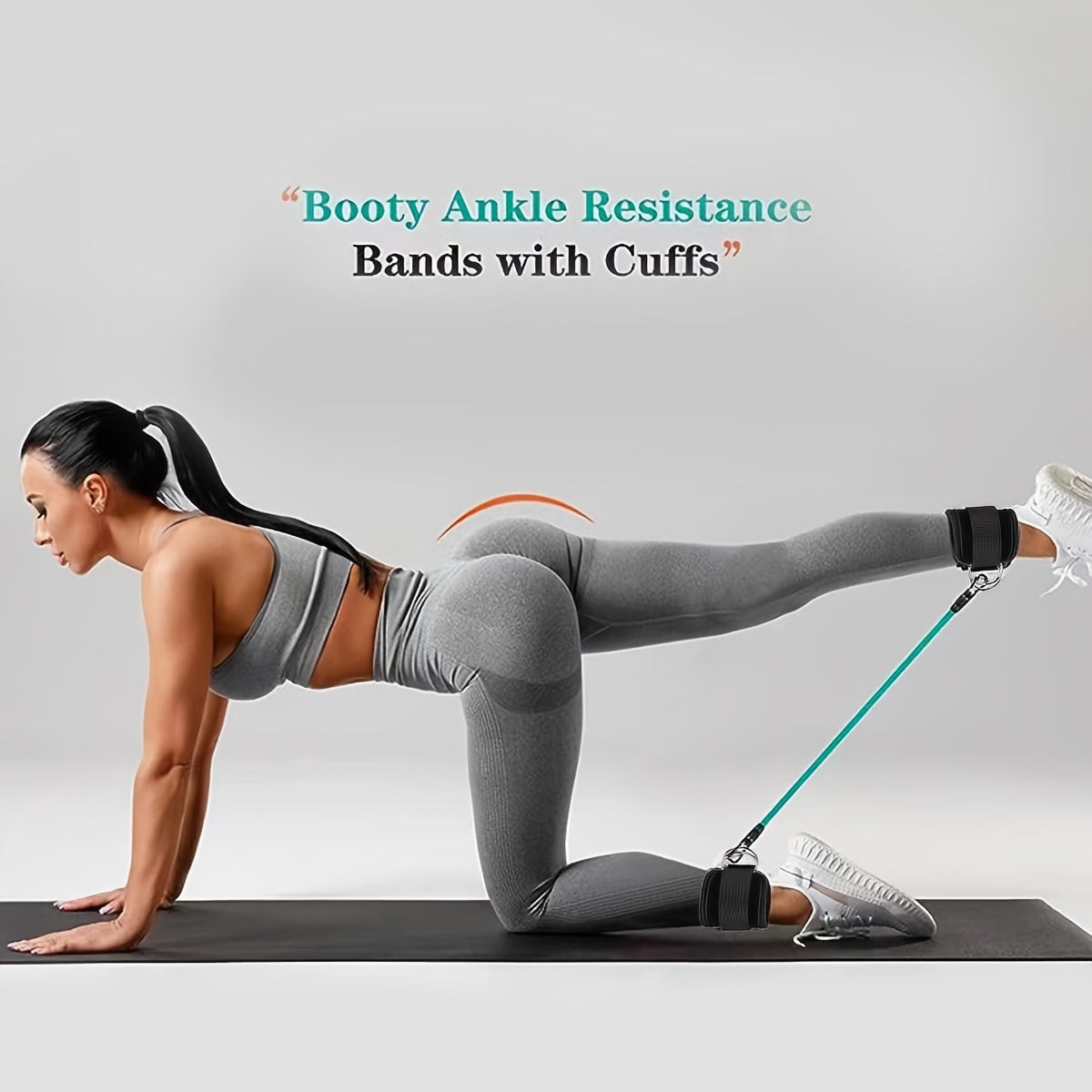 Adjustable Ankle Resistance Bands Set – Perfect for Booty and Legs Training at Home