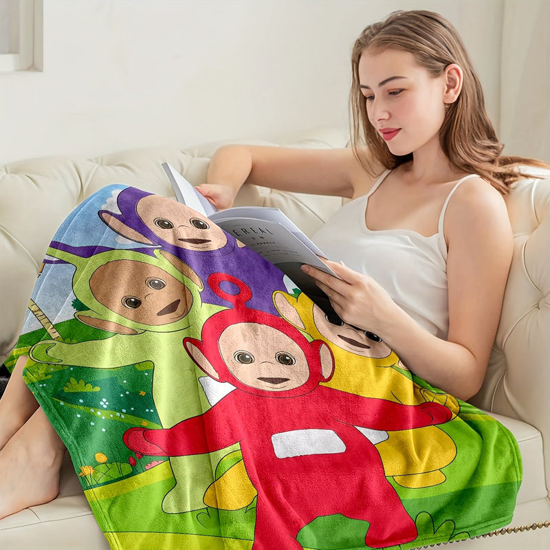 Teletubbies Blanket - For Children, Soft and Versatile