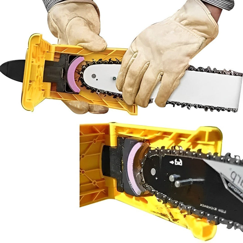 SharpEdge Chainsaw Sharpener – Quick-Attach Blade Refresher Tool