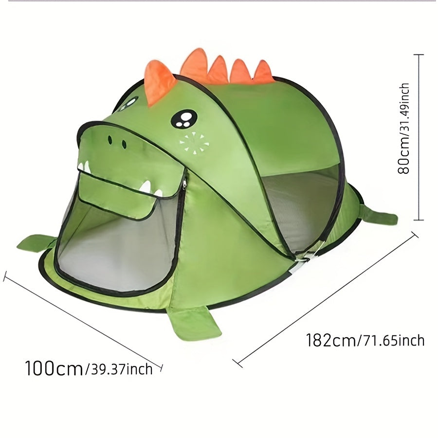 Children’s Dinosaur, Shark & Bear Pop-Up Play Tent Set with UPF 50 – Breathable & Portable for Babies & Toddlers