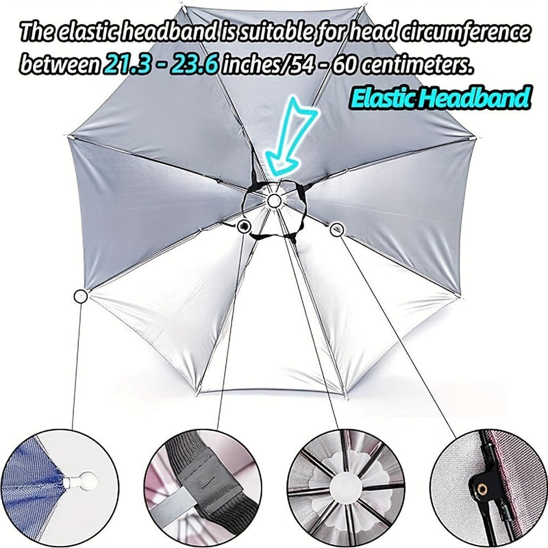 SunShade Umbrella Hat – Lightweight, UV-Protective, and Hands-Free