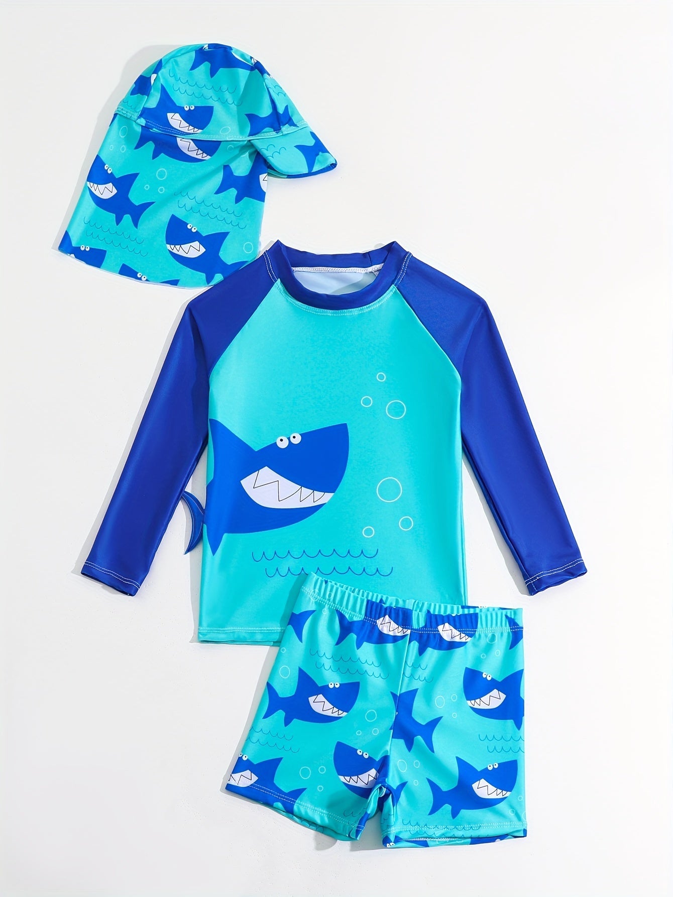 Shark Swim Set 3-Piece for Boys – Comfortable & Protective in the Sun