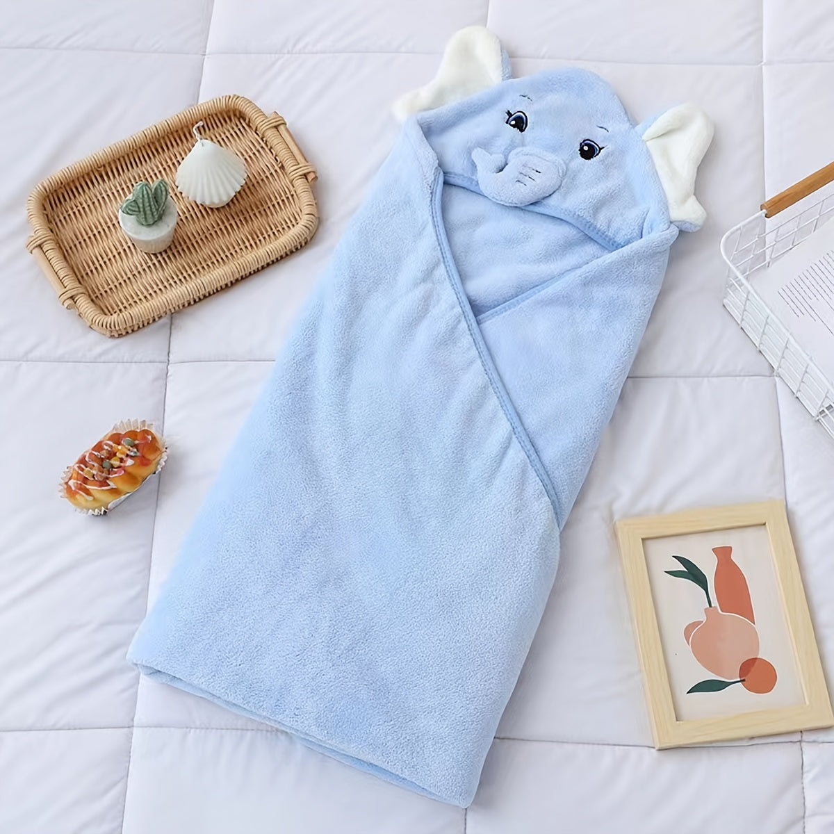 Cute Kids Bath Towel - For Bath Time Fun with a Cuddly Hood