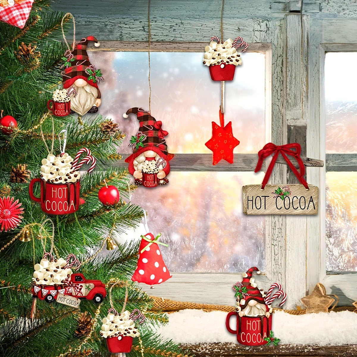 Cozy Christmas Ornament Set – For a Warm Atmosphere