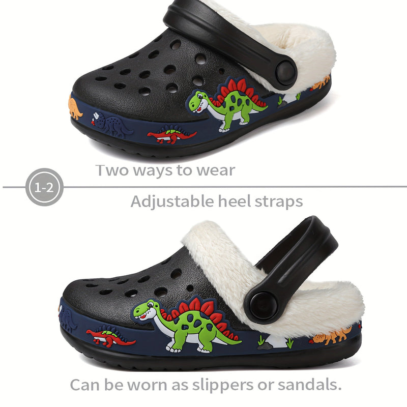 Playful Warmth Clogs for Kids - Soft and Comfortable for Indoors