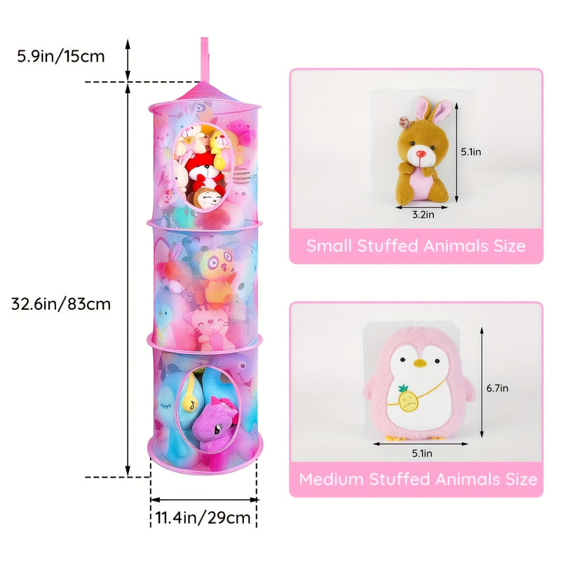 TidyTower 4-Layer Storage Net - Space-Saving and Multifunctional