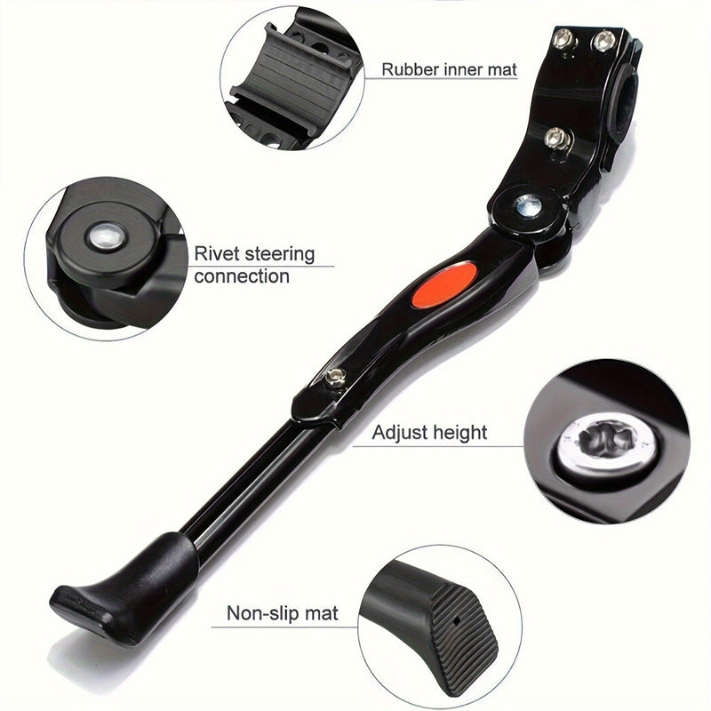Adjustable Bicycle Stand – Sturdy Side Kickstand for Stable Parking