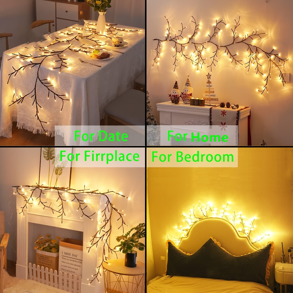 Enchanting LED Branch Lighting – For a Magical Atmosphere
