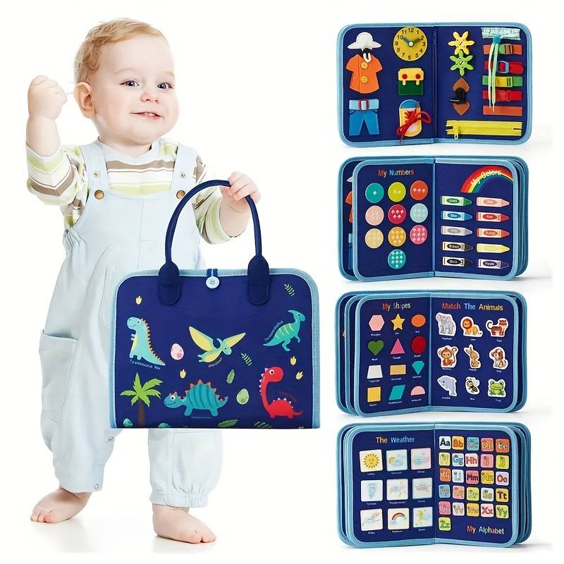 Busy Book Educational Playset – Educational and Interactive Play Book for Children