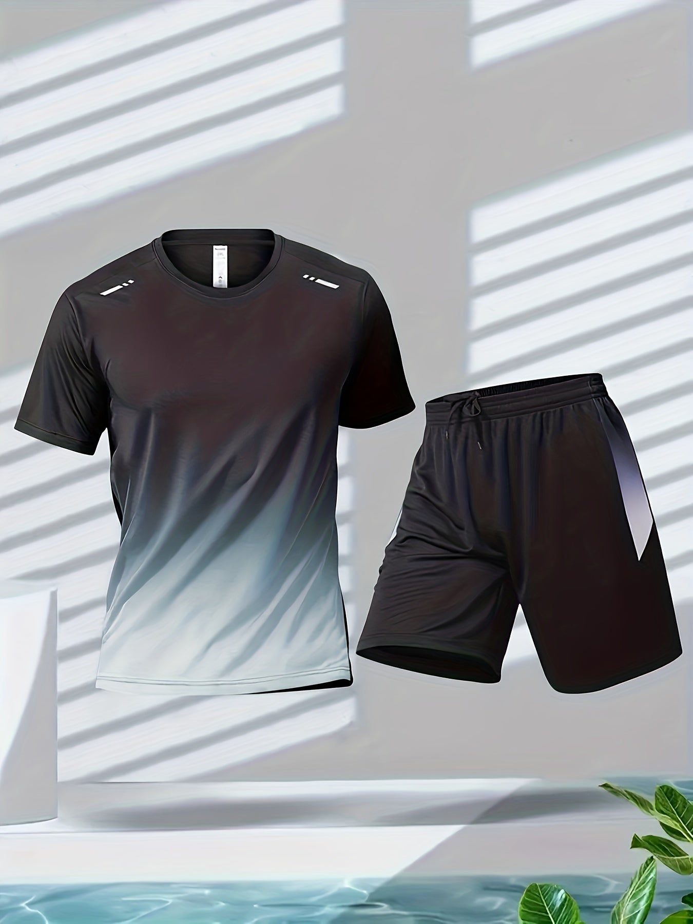 Dynamic Sports T-Shirt and Shorts Set – Breathable and Comfortable for Active Days