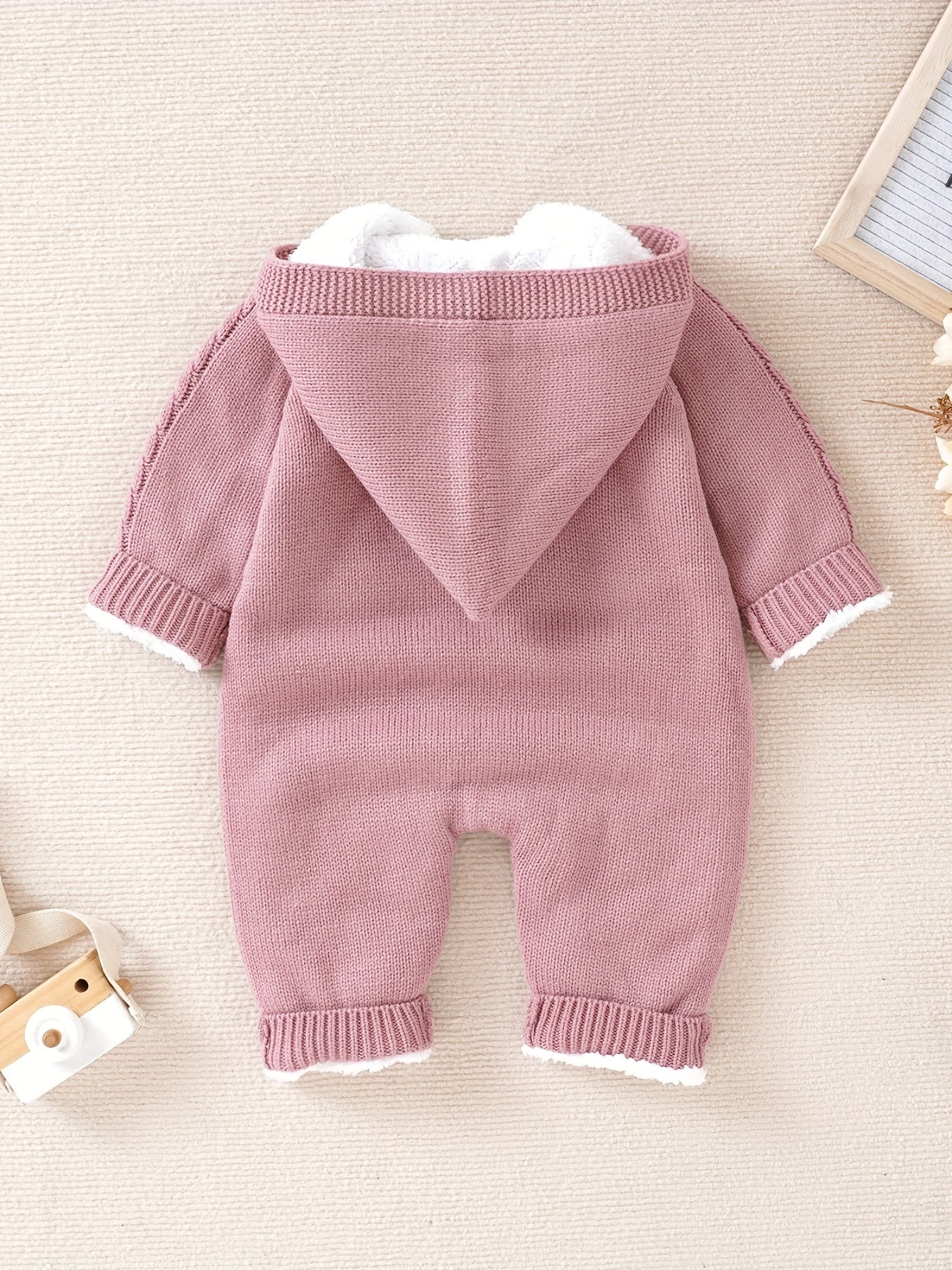 Cute Knitted Jumpsuit - For Warmth and Comfort