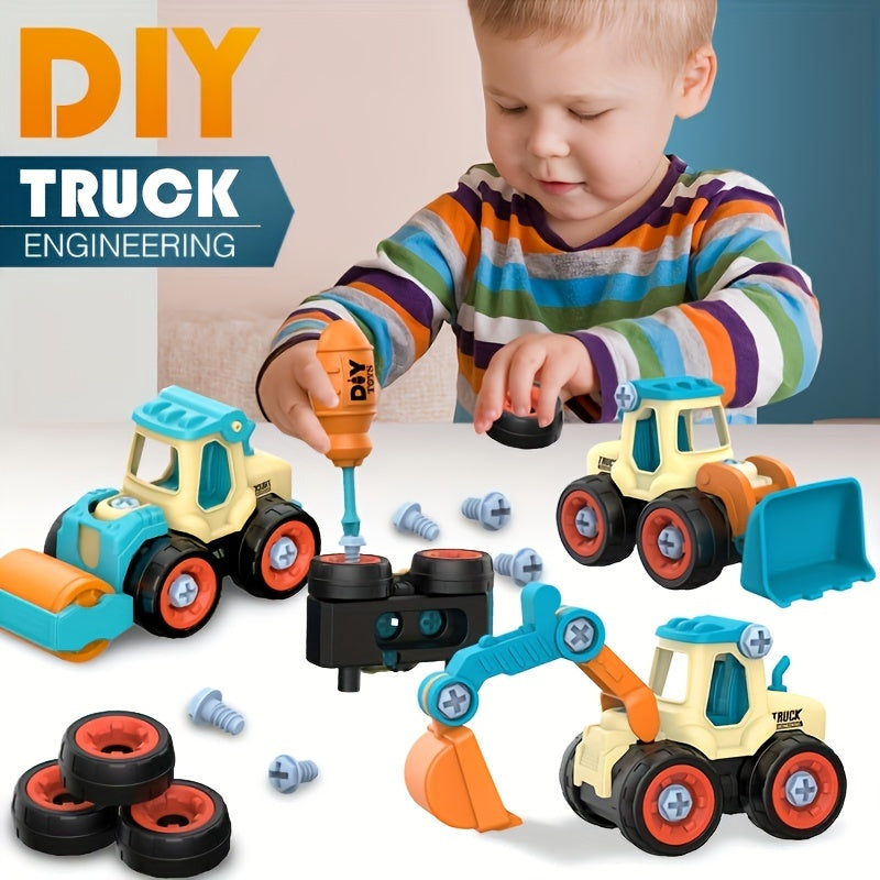 DIY Truck Building Set - Creative Toy for Kids
