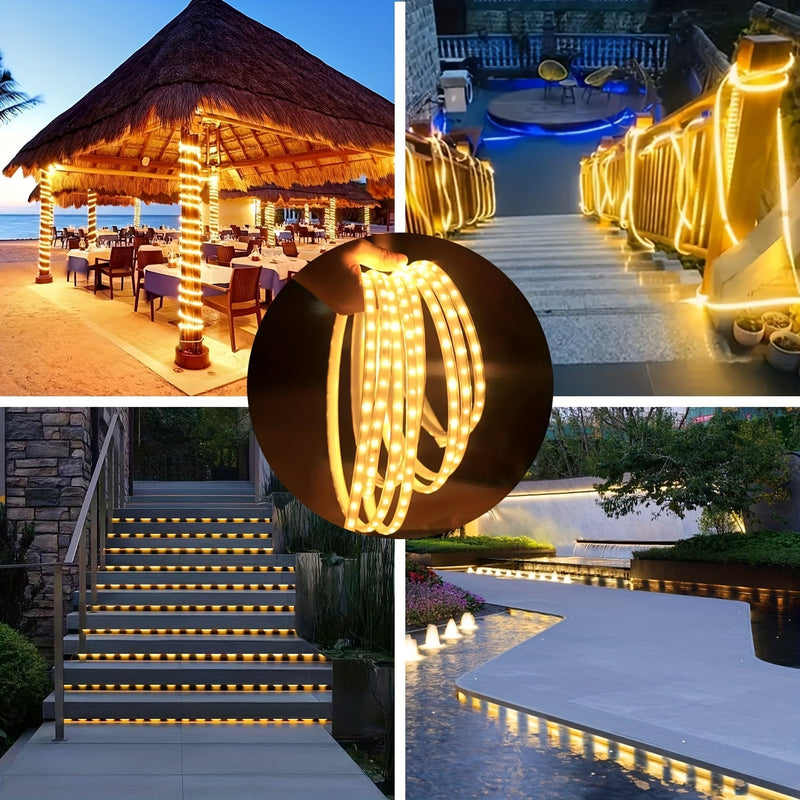 BrightWave Solar LED Strip – For Creative Outdoor Lighting