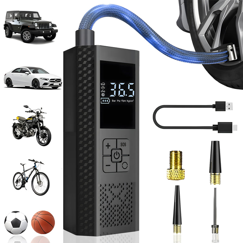AirSmart Portable Tire Pump – Compact and Efficient