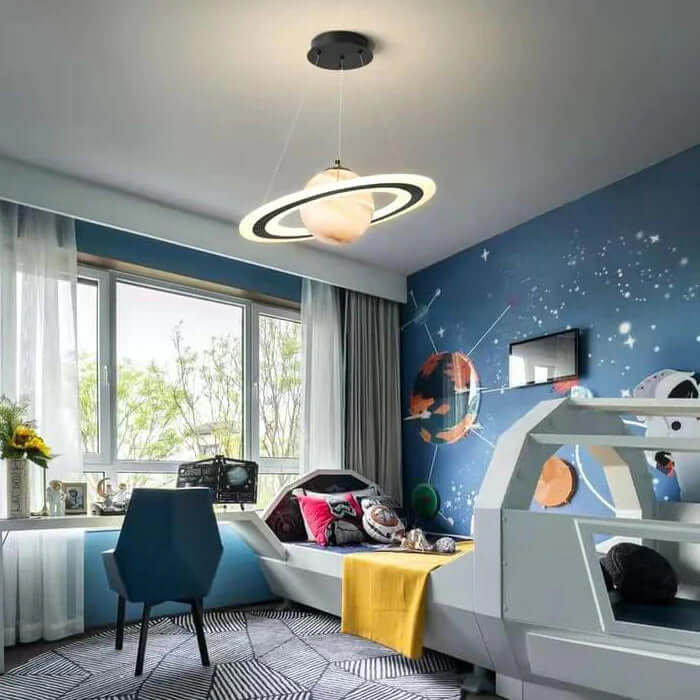Children's LED Pendant Light in Planet Style – Magical Atmosphere