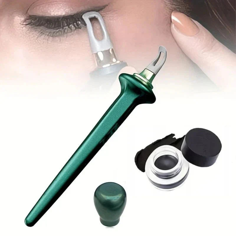 Precision Eyeliner Tool – Dual-Ended Wing Stamp & Liner