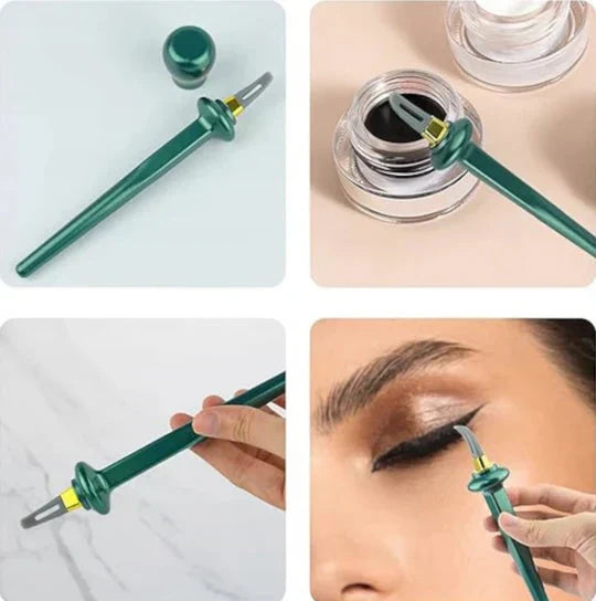 Precision Eyeliner Tool – Dual-Ended Wing Stamp & Liner