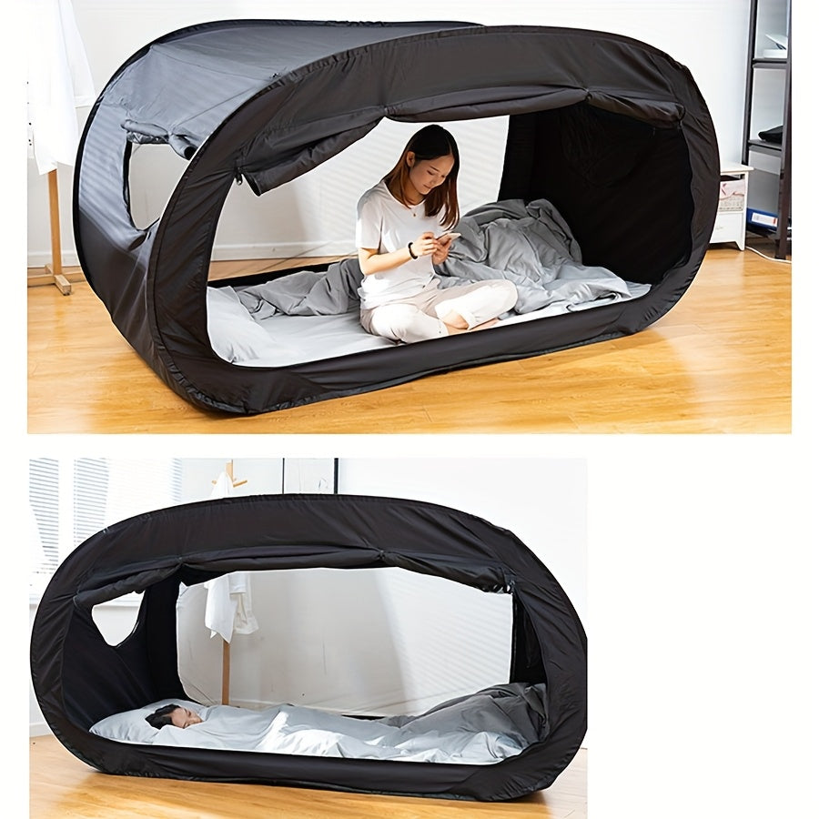 CozyNest Folding Tent Bed – Protection and Rest Within Reach