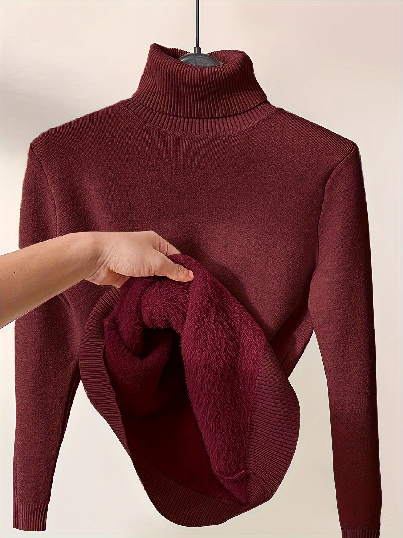 Thermal Turtleneck Sweater - Comfortable and Warm for Cold Days