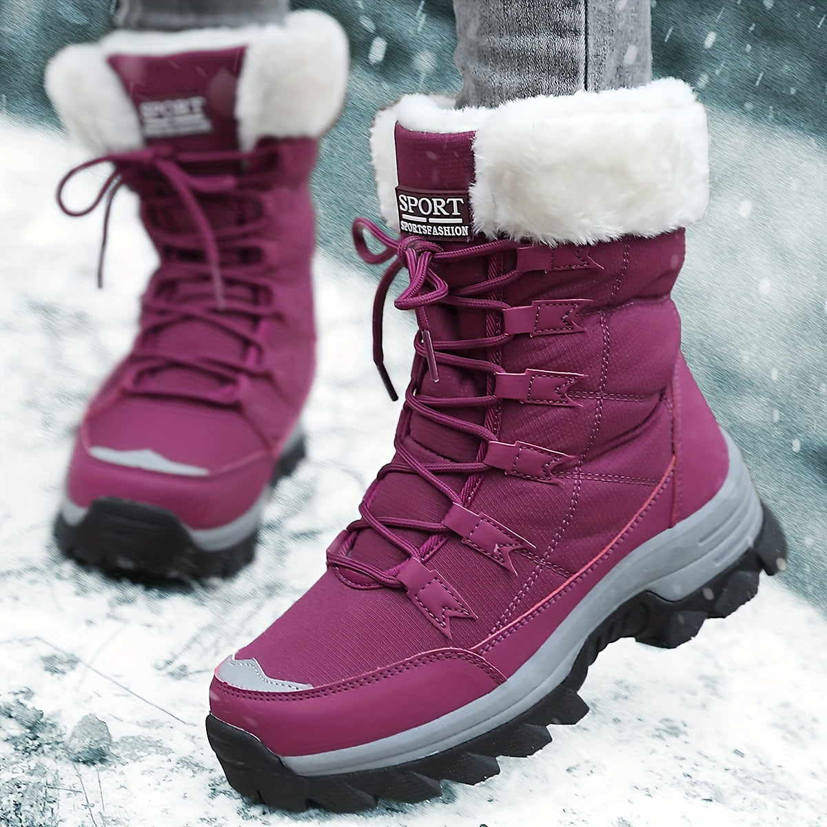 Warm Winter Boots for Women - Comfortable and Stylish for Cold Days