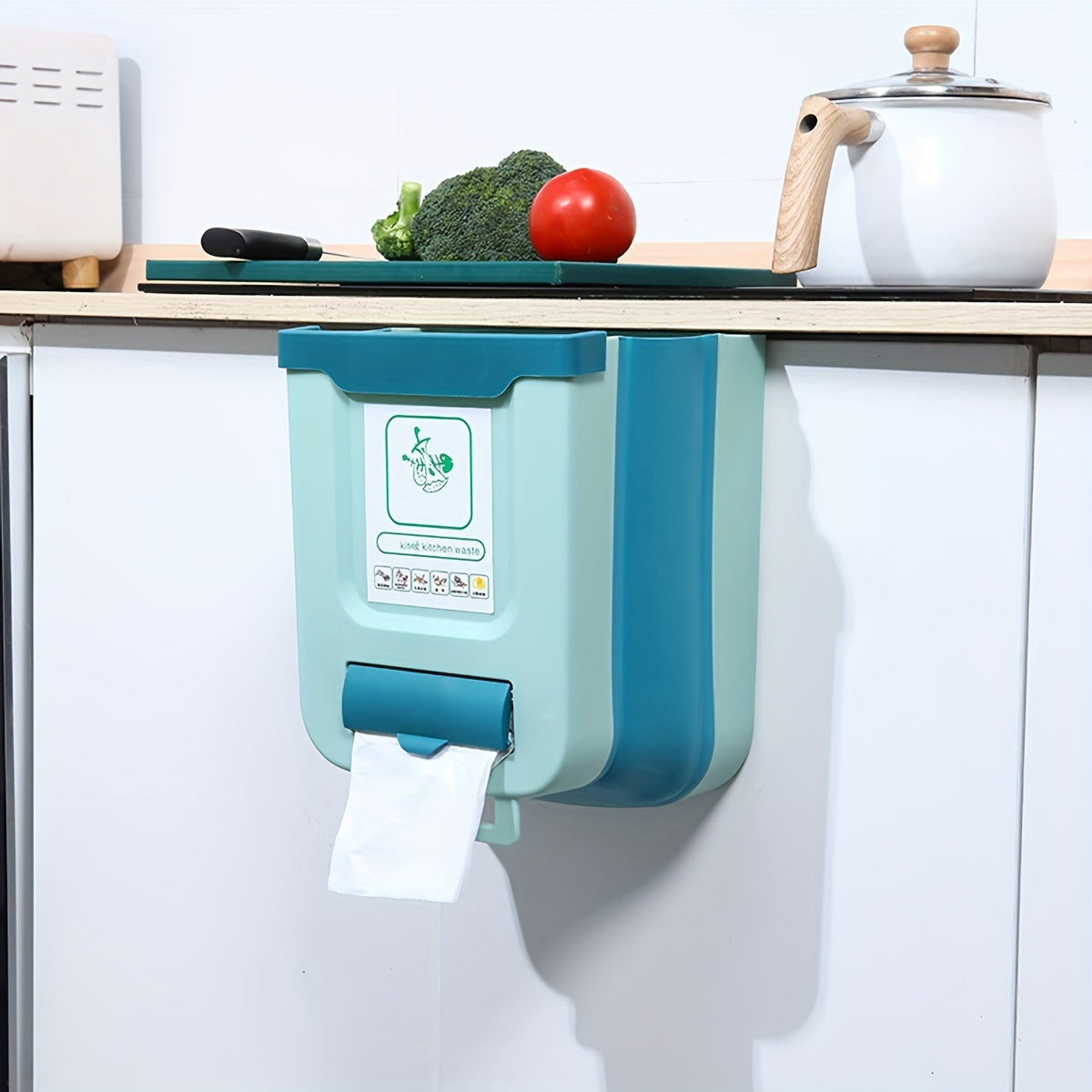 Foldable Kitchen Trash Can - For Smart Waste Management in Every Kitchen