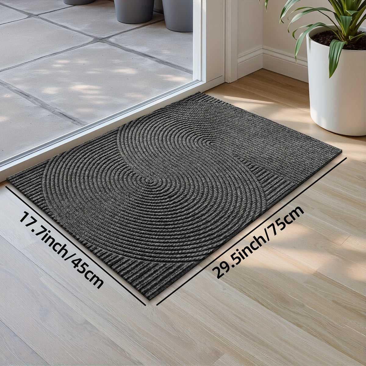 Dajiang Geometric Door Mat – Durable and Elegant