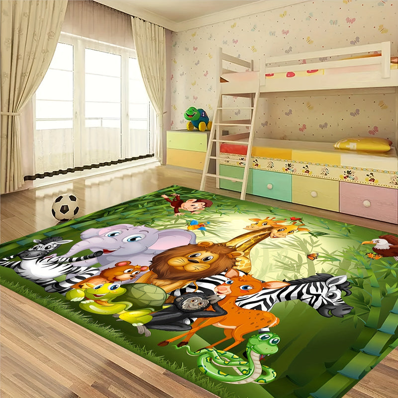 Animal Pattern Rug - For a Playful Atmosphere at Home