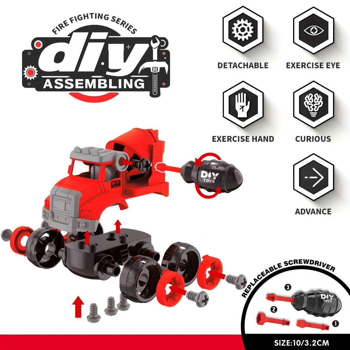 Firefighter Heroes Building Set - Create Your Own Fire Trucks and Save the Day