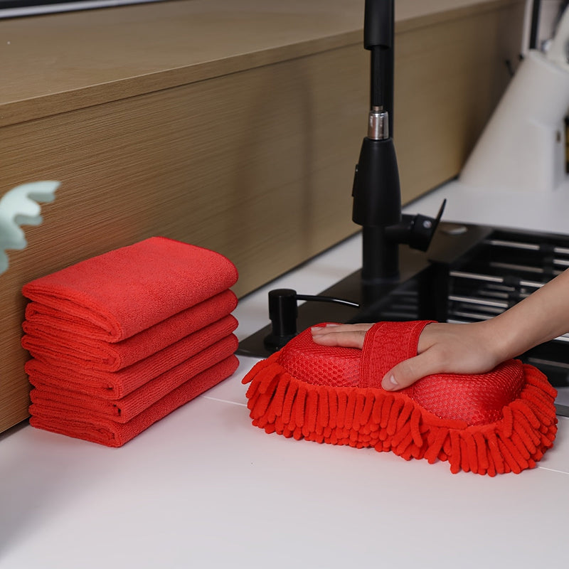 Microfiber Car Wash Set – Sponge and Towels for Radiant Results