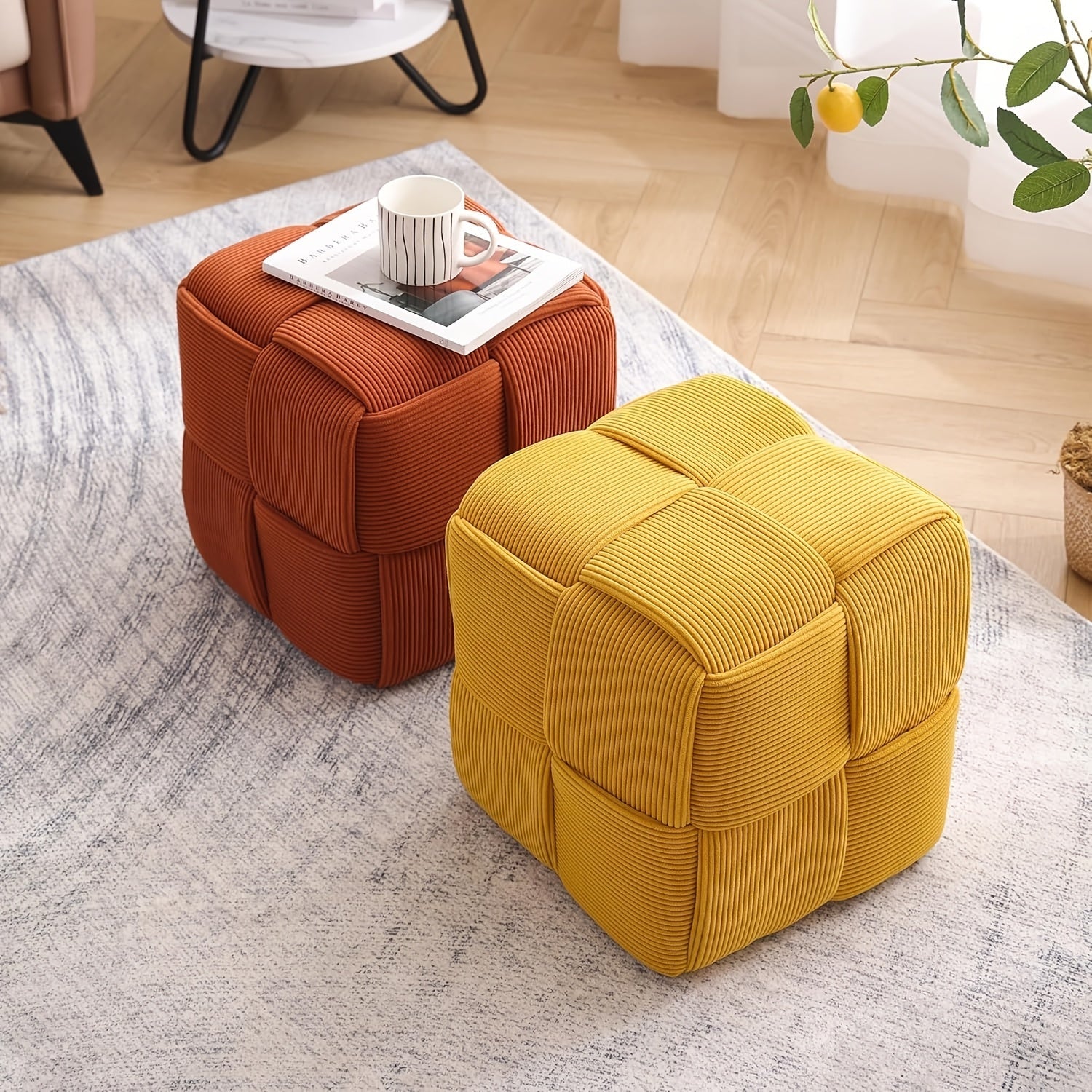 CordyCube Ottoman – Chic Design and Comfort in One