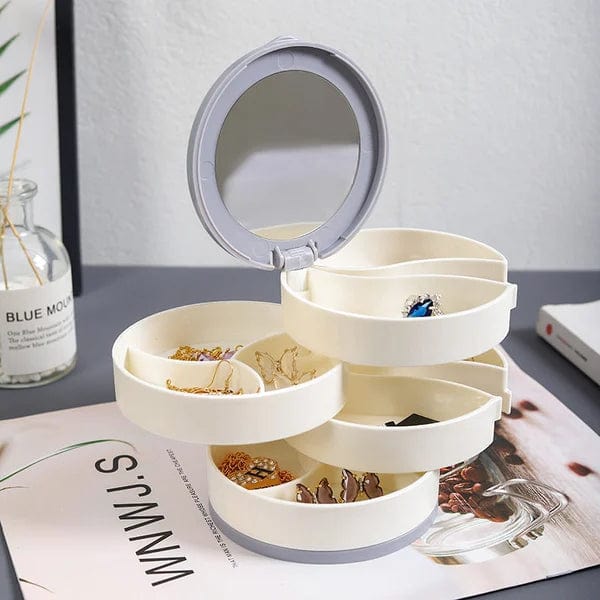 Rotatable Jewelry Storage Box (4 Layers)