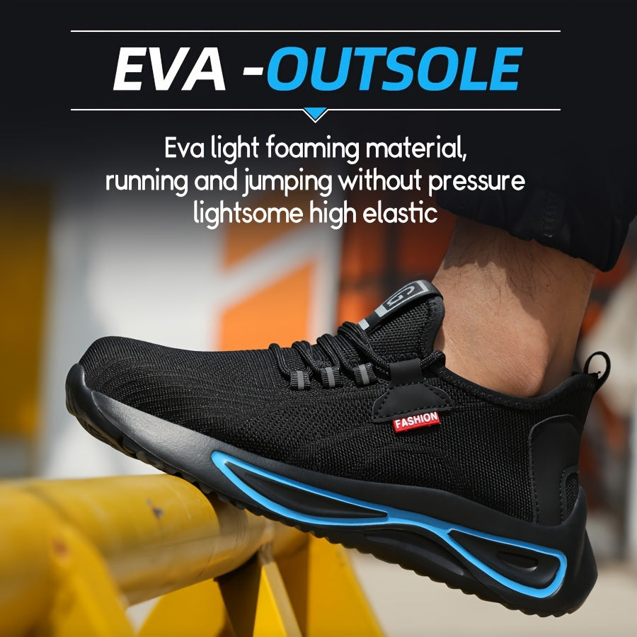 Men’s Lightweight Safety Shoes – Breathable with Steel Toe Protection