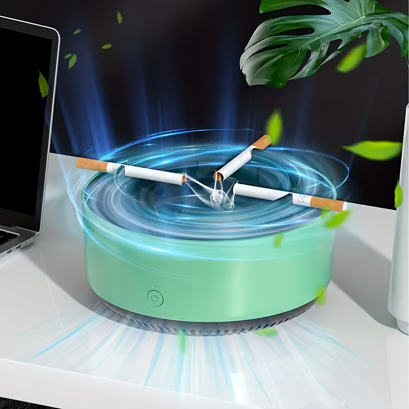 Smart Ashtray with Air Purifier – Effective Smoke and Odor Removal with Silent Design