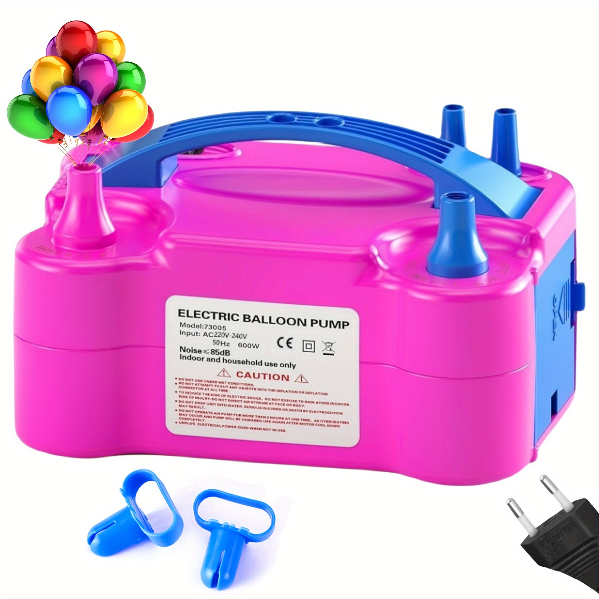 Dual Nozzle Electric Balloon Pump – Fast and Easy Balloon Inflation