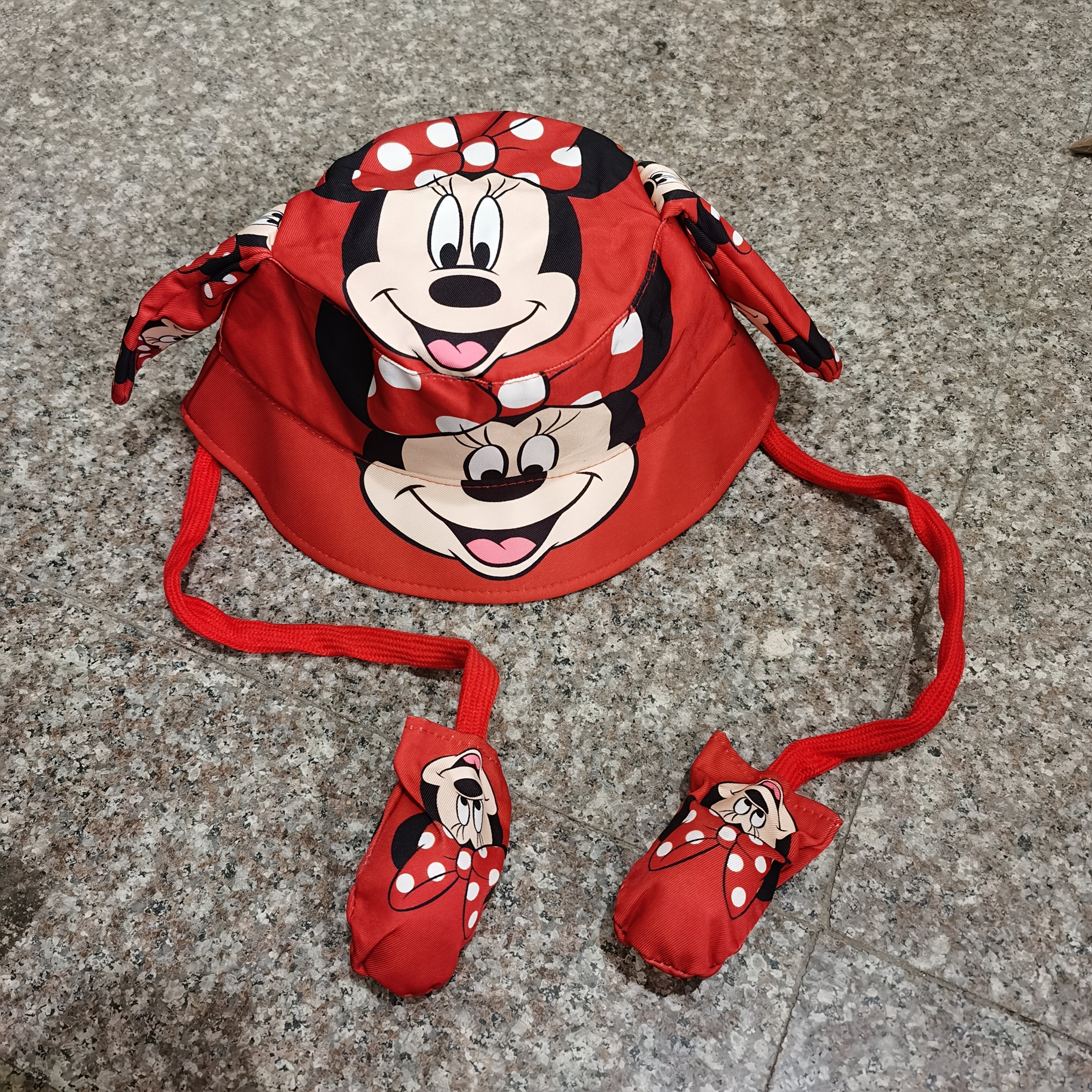 Moving Ears Fisherman Hat for Kids – Cute Cartoon Stitch Design
