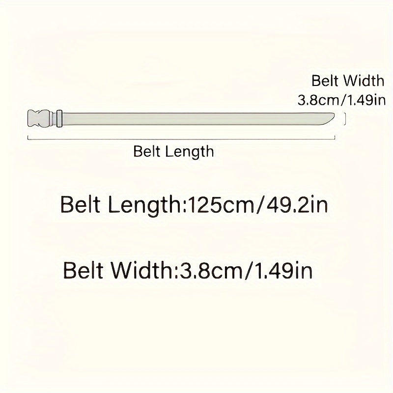 Unisex Tactical Nylon Belt – Sturdy, Breathable, and Versatile