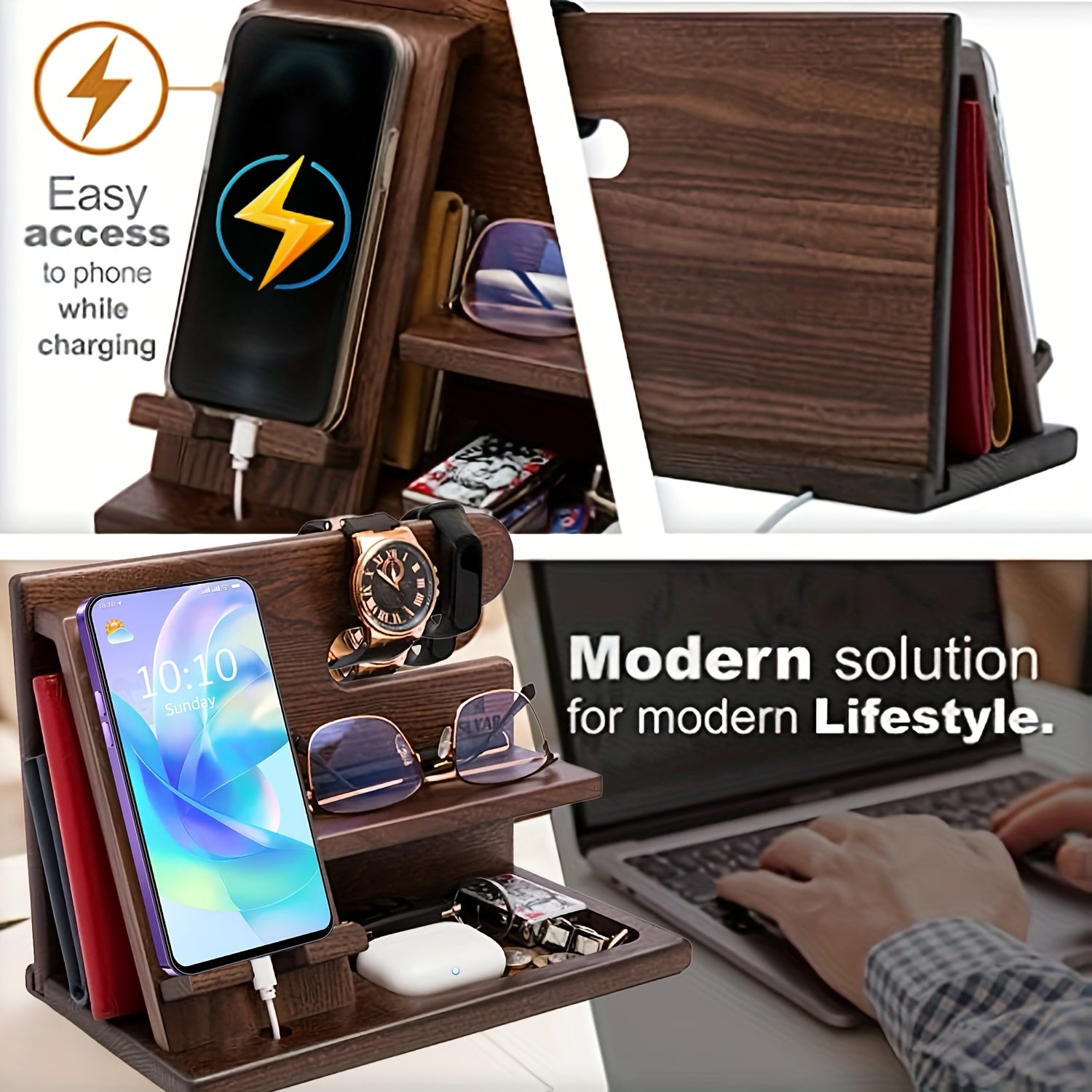 Stylish Wooden Storage Stand – For an Organized Space