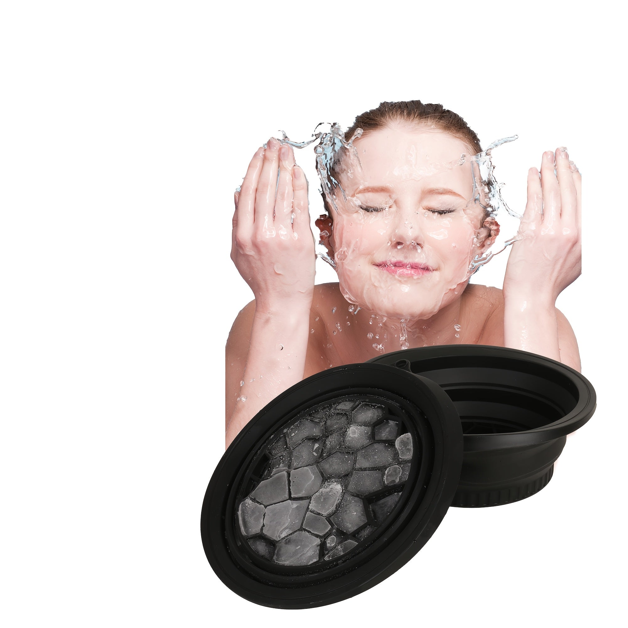 FlexiCool Silicone Ice Tray – Handy and Compact for Refreshing Soaks