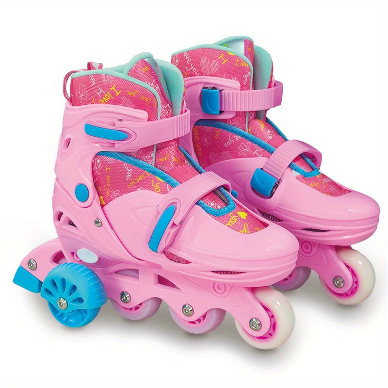 LightBlitz Adjustable Roller Skates - For Children with Style and Speed