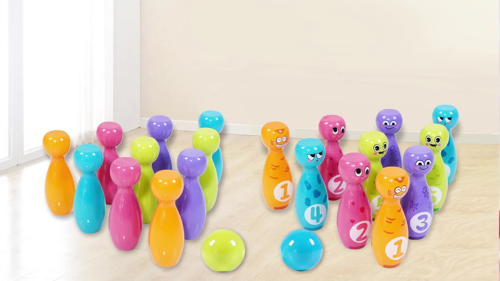 Cheerful Kids Bowling Set - For Fun and Development