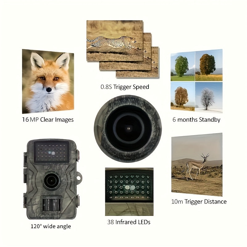 TrailGuard HD Hunting Camera – Durable, Weatherproof, and Night Vision