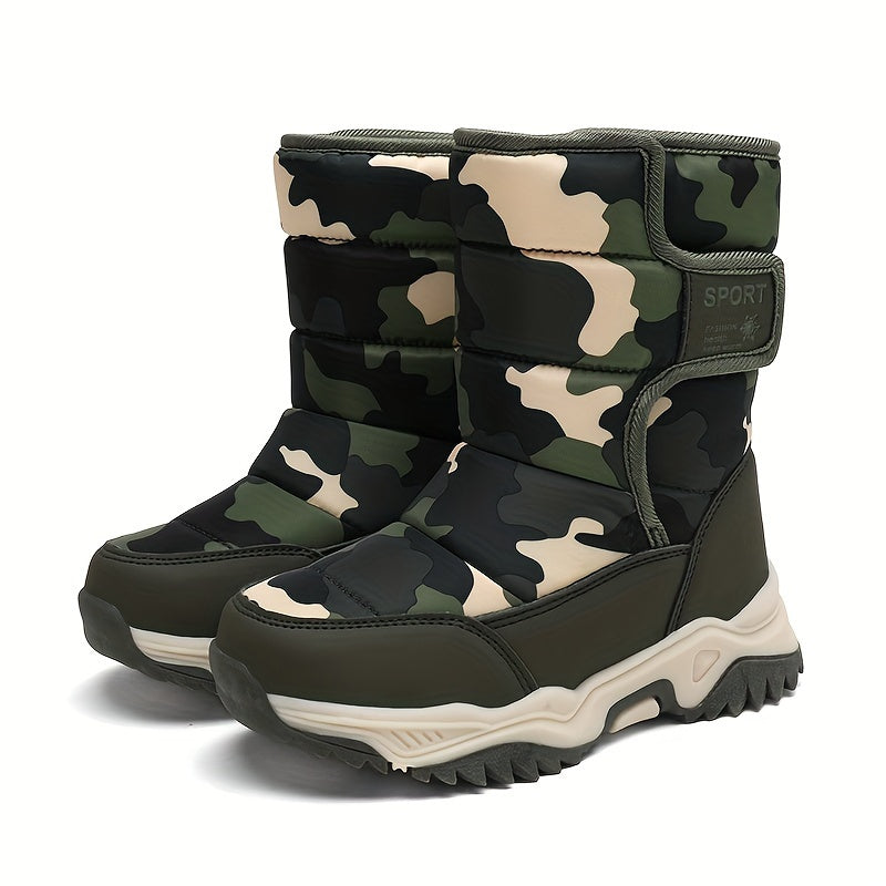 Trendy Camouflage Snow Boots - For Adventurers
